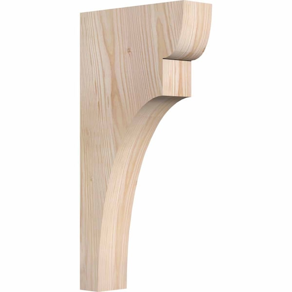 Ekena Millwork Yorktown Smooth Corbel, Douglas Fir, 3 1/2"W x 12"D x 24"H COR04X12X24YOR00SDF - main